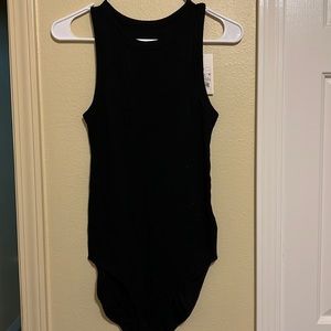 NWT Black Ribbed Bodysuit!